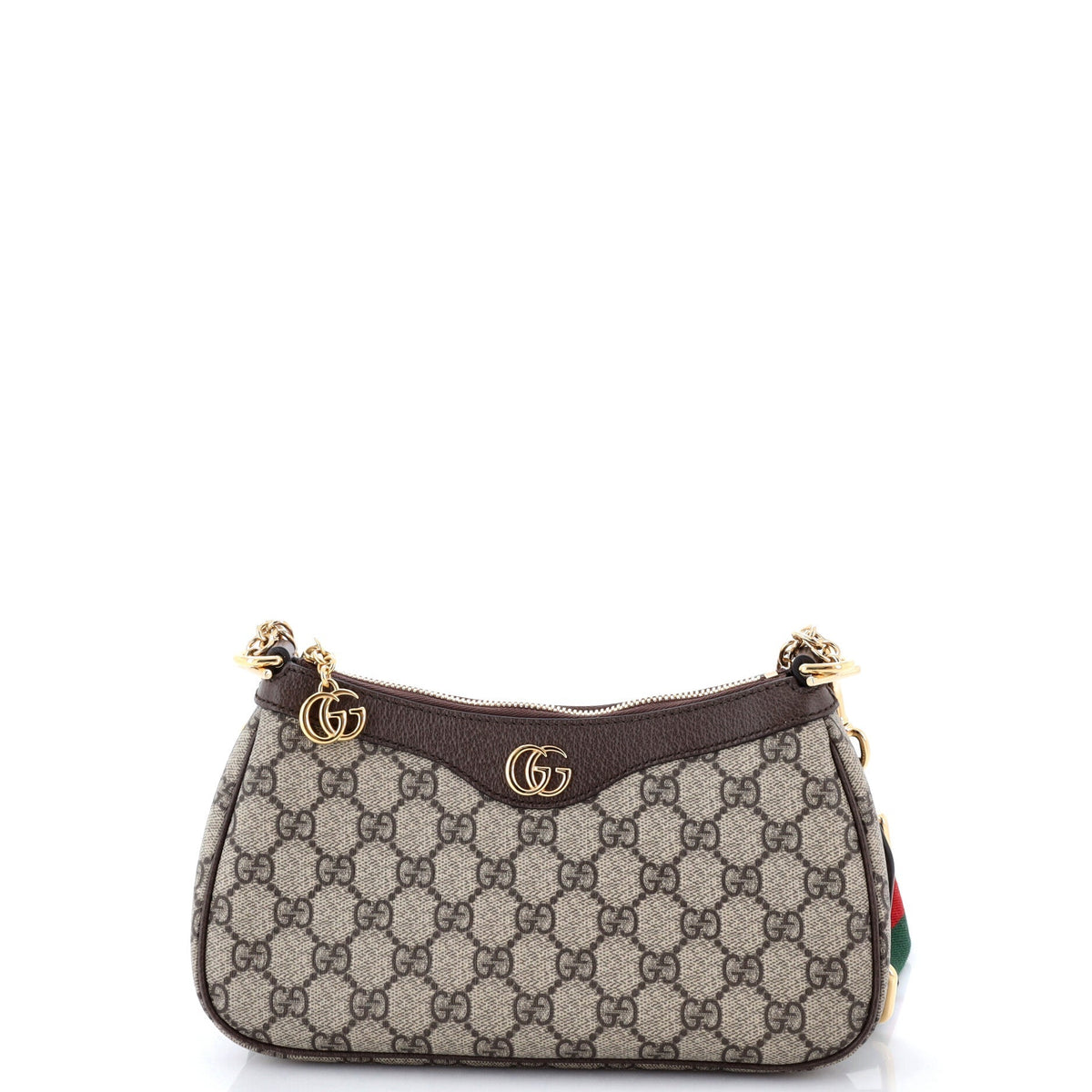 Ophidia Charm Shoulder Bag GG Coated Canvas Small