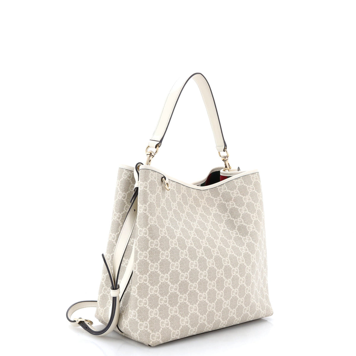 GG Emblem Bucket Bag GG Coated Canvas Medium
