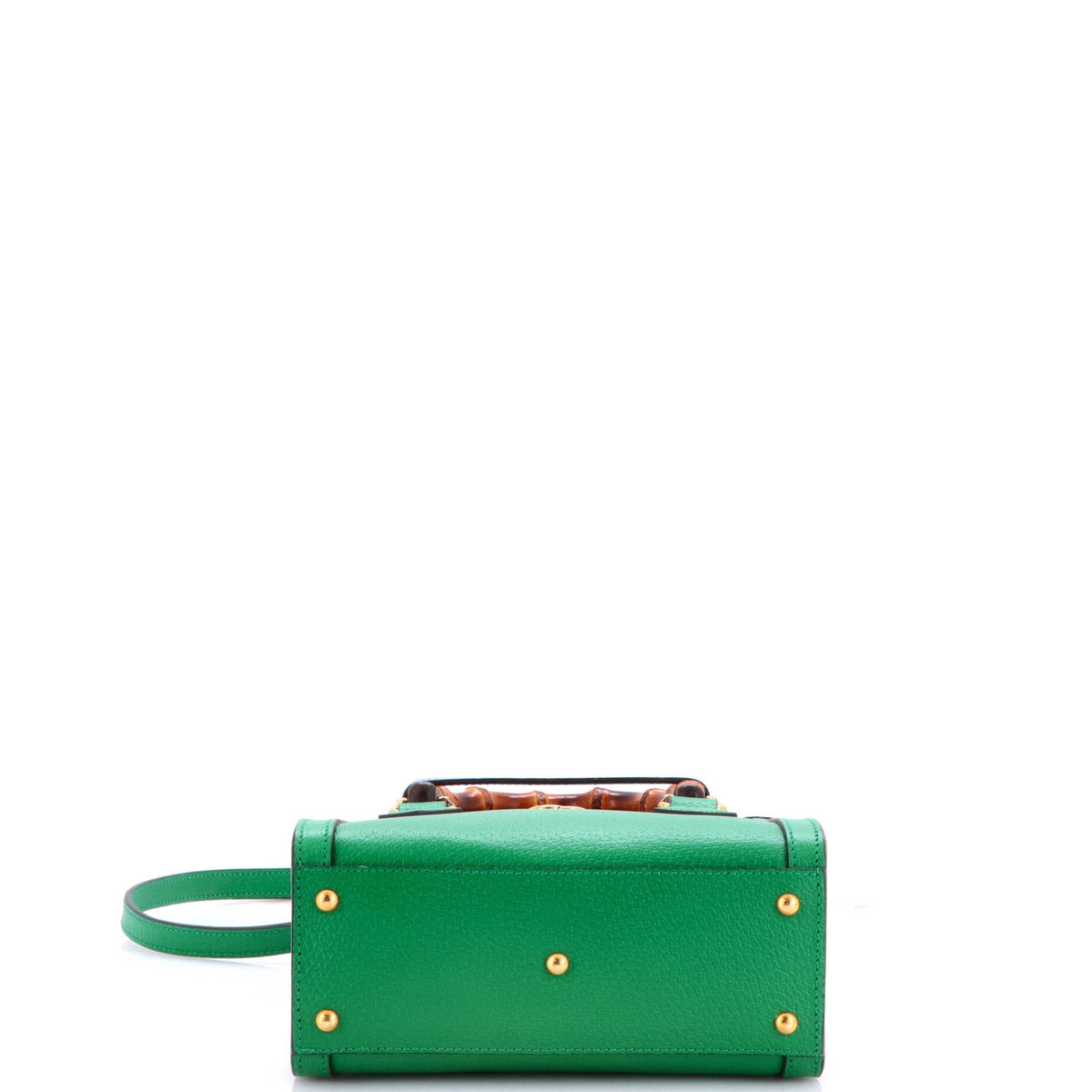 Diana NM Bamboo Handle Tote Leather Mini