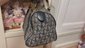 210725-6 Christian Dior navy tote bag 25 handbag