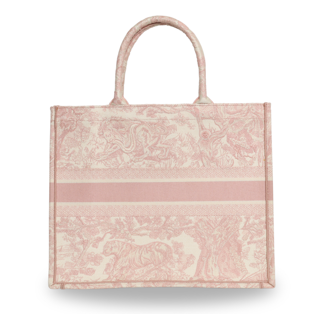 Dior - Canvas Large Dioriviera Toile De Jouy Book Tote Rose